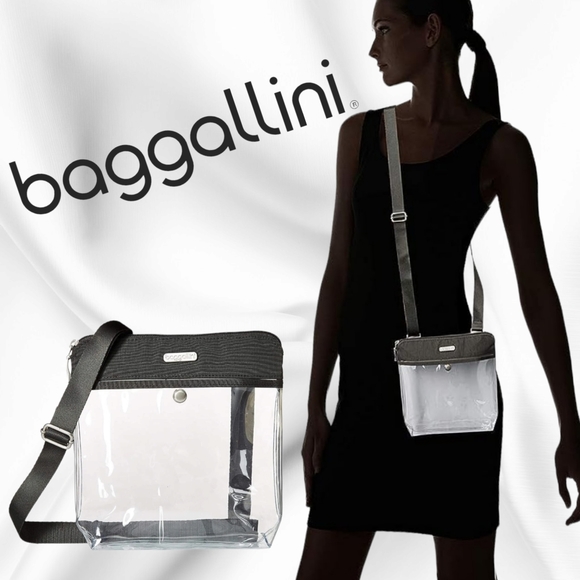 Baggallini Handbags - Woman's Handbags Baggallini Stadium Bags Clear Pocket Crossbody